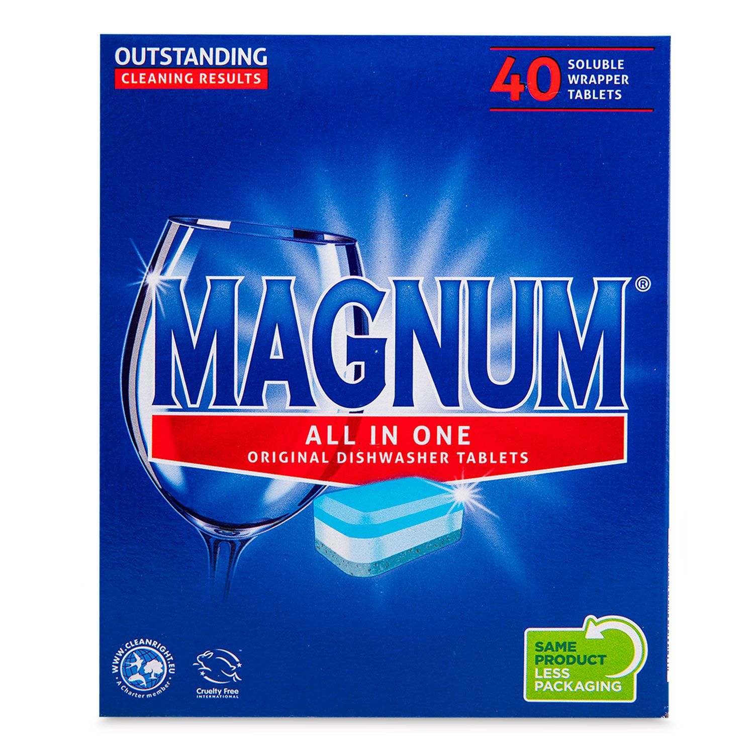 All In One Original Dishwasher Tablets 40 Pack Magnum